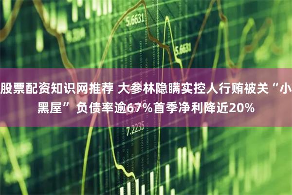 股票配资知识网推荐 大参林隐瞒实控人行贿被关“小黑屋” 负债率逾67%首季净利降近20%